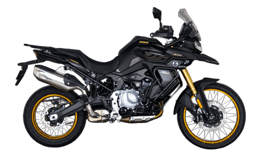 Voge DS900X motorcycle, studio view